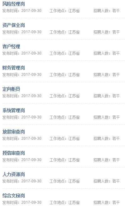 2018年建湖中成村鎮銀行校園招聘公告