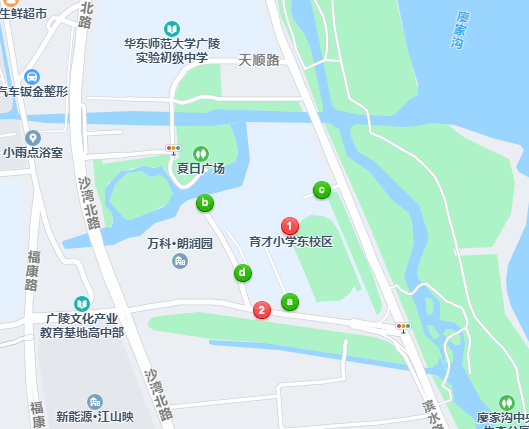 揚(yáng)州市廣陵區(qū)濱水路66號(hào)揚(yáng)州市育才小學(xué)東區(qū)校