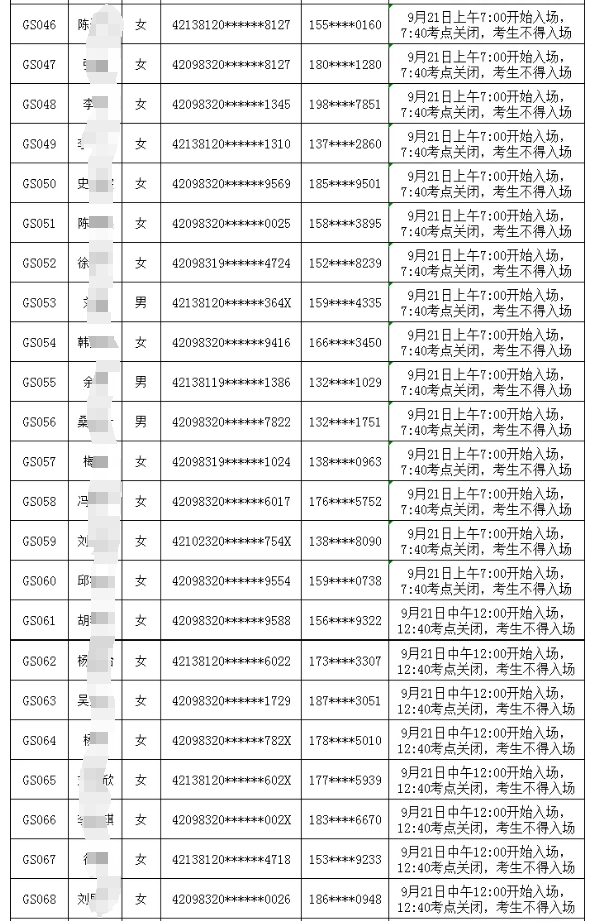 廣水農(nóng)商銀行2024年新員工社會(huì)招錄面試時(shí)間安排表3